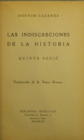 Portada de libro Las Indiscreciones De La Historia. Quinta Serie