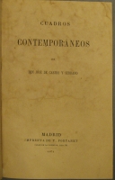 Portada de libro Cuadros Contempor�neos