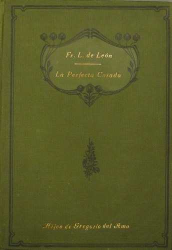 Portada de La Perfecta Casada - Fray Luis de Le�n