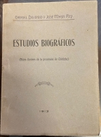 Portada de libro Estudios Biogr�ficos. (Hijos Ilustres De La Provincia De C�rdoba)