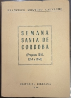 Portada de libro Semana Santa De Cordoba. Pregones 1955, 1957 y 1959