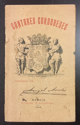 Portada de Cantares Cordobeses - Angel Avil�s