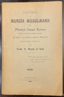 Portada de libro Historia De Murcia Musulmana