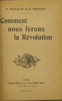 Portada de libro Comment Nous Ferons La R�volution