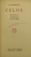 Portada de libro Celos. Drama En Tres Actos