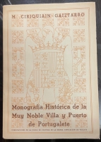 Portada de libro Monograf�a Hist�rica De La Muy Noble Villa y Puerto De Portugalete