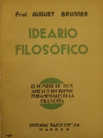 Portada de libro Ideario Filos�fico. El hombre de hoy ante los problemas fundamentales...