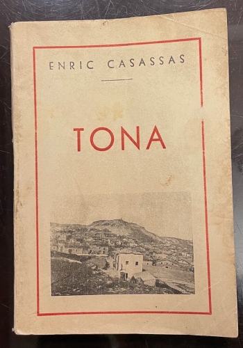Portada de Tona. Descripci� Hist�rica I Geogr�fica - Enric Casassas