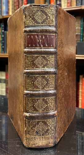 Portada de Les Paralipomenes. Esdras et Nehemias. Traduits en Francois avec une explication - Isaac-Louis Lemaistre de Sacy