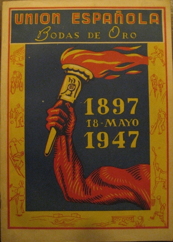 Portada de Uni�n Espa�ola. Bodas De Oro. 1897 18 Mayo 1947 (Futbol)