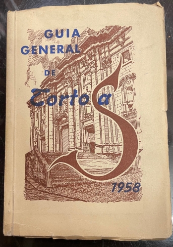Portada de Guia General De Tortosa. 1958.