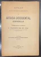Portada de libro Atlas Icono-Geogrfico-estadstico del Africa Occidental Espaola