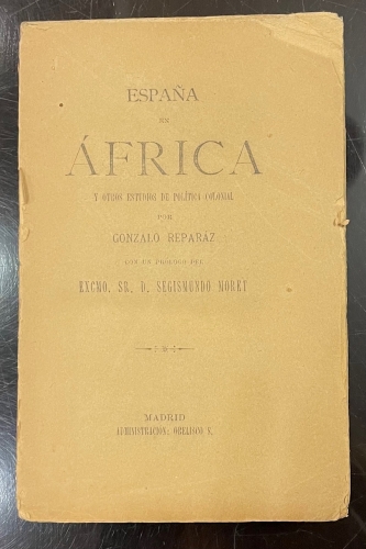 Portada de Espa�a En �frica y Otros Estudios De Pol�tica Colonial - Gonzalo Repar�z