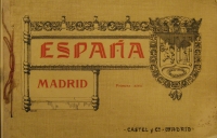 Portada de libro Espa�a, Madrid, 1� serie