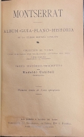 Portada de libro Montserrat. �lbum, Gu�a, Plano, Historia De La C�lebre Monta�a...