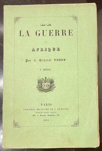 Portada de De La Guerre En Afrique - G�n�ral Yusuf