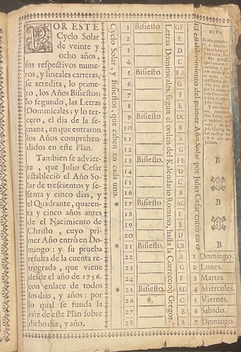 Portada de El Contador Lego Especulativo, y Pr�ctico sobre varios assumptos de Arithmetica Civil y Astron�mico. Astron�micas Reflexiones por las quales se intenta persuadir a las gentes, que el sol, luna y estrellas sirven y ense�an al hombre por demostrac��n de cuenta. Compendio de la Era Christiana, y a�os Julianos en demostrativas Tablas Solares, por las que se acredita el dia, y a�o cierto de la muerte, passi�n de Ntr. Senor Jesus Christo - Fr. Miguel de Jes�s Mar�a y Hugalde