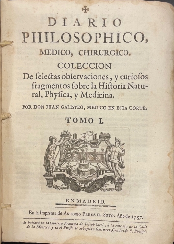 Portada de La Verdad Desnuda: Arcanidades de el M�dico. Addiciones a el Methodo de El Agua / El Promotor de la Salud de los Hombres. Disertaci�n hist�rico-cr�tico medico-pr�ctica en que se establece el agua por remedio universal / El Secreto a Voces. Arcanidades de los polvos de Aix, en la Provenza, descubiertas a los embates del agua/ El M�dico de Si mismo..uso de agua/ Utilidades y diversiones de El P�blico en las pasmarotas de un lunario perpetuo, rustico, m�dico, m�sico y pol�tico/ Diario Philos�phico, M�dico, Chirurgico.   - Joseph Ignacio Carvallo de Castro. Vicente Perez. Diego de Torres Villarroel. Juan Galisteo
