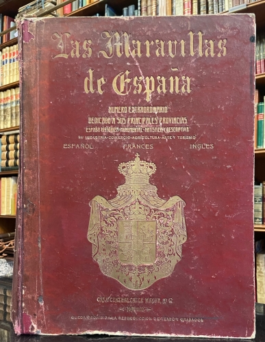 Portada de Las Maravillas de Espa�a. Revista ilustrada internacional triling�e