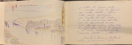 Portada de Cuaderno de Versos Originales manuscritos - Ignacio Mendizabal de la Puente