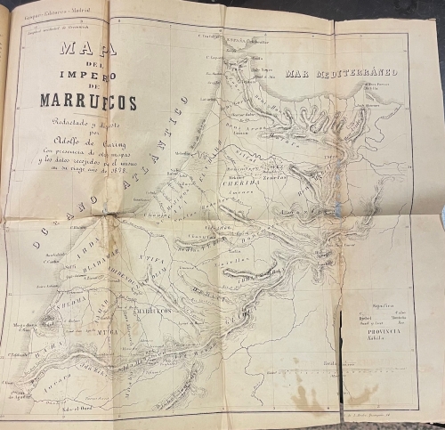 Portada de Marruecos El Pais y Los Habitantes - Adolfo Von Conring