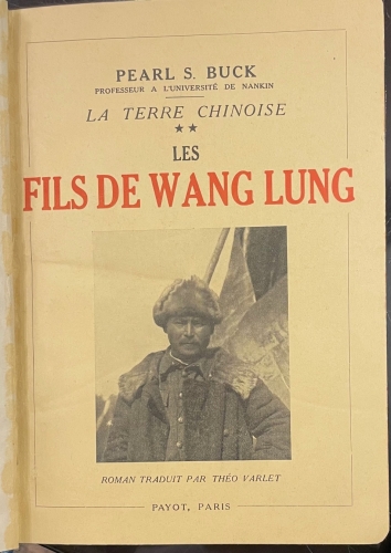 Portada de La Terre Chinoise. Les Fils De Wang Lung (La Terre Chinoise II) - Pearl S. Buck