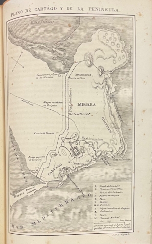 Portada de Historia de la Ciudad de Cartago, desde su fundaci�n hasta la invasi�n de los v�ndalos en el �frica - MM. Dureau de La Malle y J. Yanoski