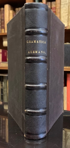 Portada de Principios de Gram�tica Alemana por Funker, traducidos y arreglados al castellano por Fernando Weyler - Funker. Fernando Weyler Lavi�a