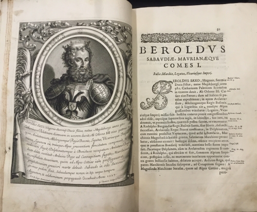 Portada de Augustae Regiaeque Sabaudae Domus Arbor Gentilitia Regiae Celsitudini Victori Amedeo II - Francisco Maria Ferrerro a Labriano