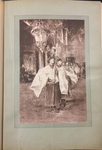 Portada de Album de Dessins D'Artistes Espagnols, publi� en faveur des victimes des tremblements de terre en Espagne - Princesse Louis Ferdinand de Bavi�re Maria de la Paz, Infante D' Espagne.