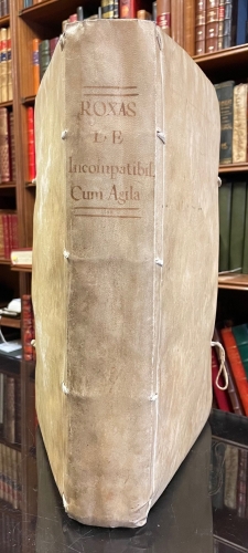 Portada de Tractatus Posthumus de Incompatibilitate Regnorum. / Additae Quaestiones ad Tractatum D. Hermenegildi de Roxas - Hermenegildo de Rojas Jordan de Tortosa.  Fernando Alfonso del Aguila y Rojas