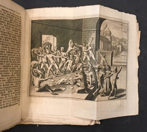 Portada de Ontdekking van West-Indien, Vlijtig ondersogt, en naauw-keurig aangeteekend...Reys-togt, Derwaarts gedaan Anno 1592 - Joseph d'Acosta