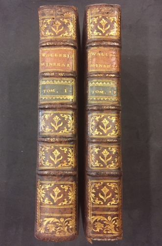 Portada de Mineralogie ou Description G�n�rale des Substances du Regne Mineral - Jean Gotschalk Wallerius