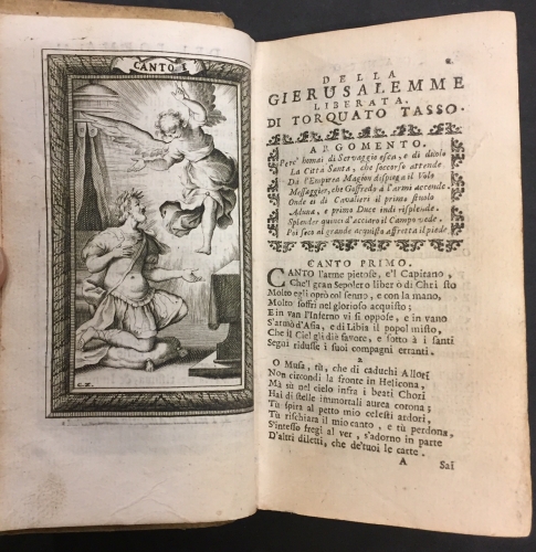 Portada de La Gierusalemme Liberata. Il Goffredo, Poema Heroico - Torquato Tasso