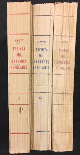 Portada de Treinta Mil Cantares Populares - Eusebio Vasco