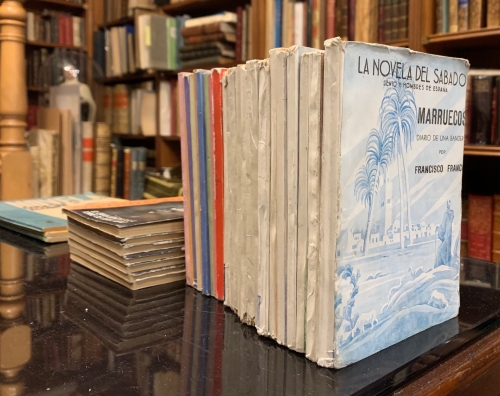 Portada de La Novela del S�bado. Primera, segunda y tercera �poca