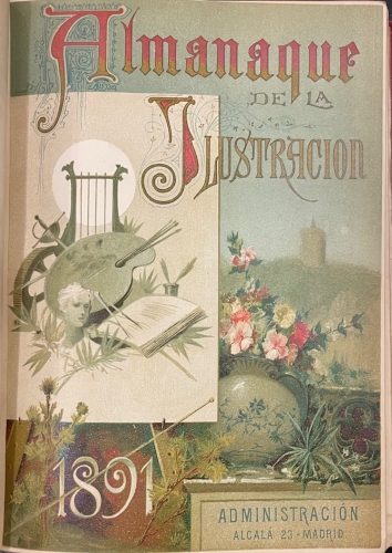 Portada de Almanaque de la Ilustraci�n. 1890, 1891, 1892, 1893, 1894. 