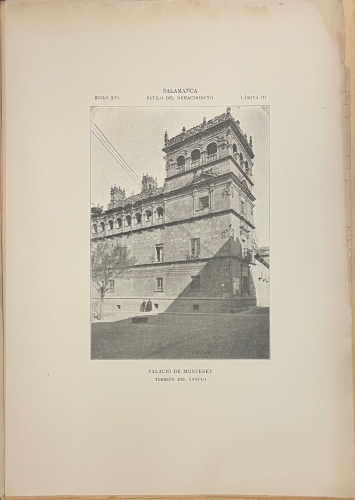 Portada de Espa�a detalles arquitect�nicos de sus principales monumentos. Primo Tomo: Real Monasterio de Santo Domingo de Silos, Guadalajara, Salamanca, Toledo - F. y R. Aznar