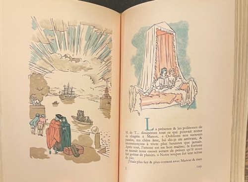 Portada de Histoire du Chevalier des Grieux et de Manon Lescaut - L'Abb� Pr�vost