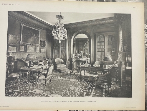 Portada de La D�coration Int�rieure en France. Int�rieurs de Style - Hector St. Sauveur
