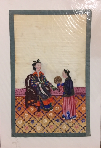 Portada de Pintura china. Colecci�n de 12 escenas chinas en papel de arroz. S. XIX