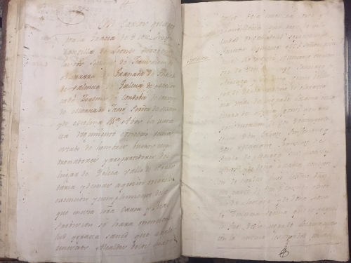 Portada de Real Provisi�n de Hidalguia de D. Domingo Santiago de Arriaga y Zulueta. A�o 1796