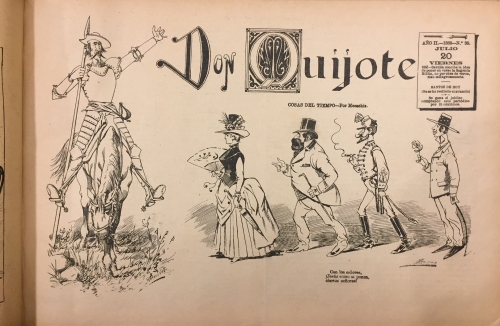 Portada de Don Quijote. Semanario Ilustrado. A�o II. 1888. Del 6 de Julio al 28 de Diciembre
