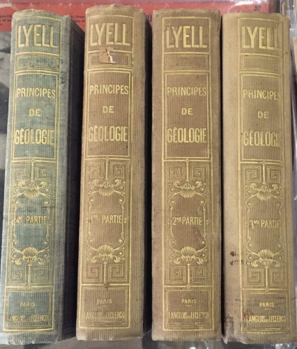 Portada de Principes de Geologie ou illustrations de cette science - Charles Lyell
