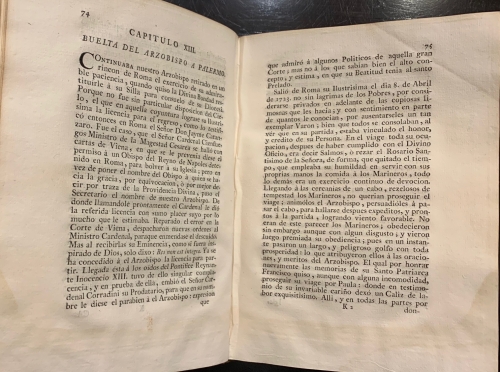 Portada de Vida del Ilustrisimo y reverendisimo Seror D. Fr. Joseph Gasch - Antonino Mongitore