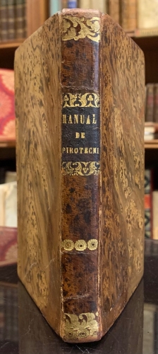 Portada de Manual Elemental de Pirotecnia Civil y Militar, � Arte del Polvorista. Contiene el modo de hacer toda especie de Fuegos Artificiales... - Vergnaud