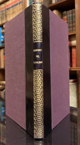 Portada de Horrores del Fatalismo � El P�lades Sincero. Poema hist�rico dividido en siete cartas, la �ltima dirigida a la Se�ora Do�a Maria Cristina de Borb�n, en que un amigo cuenta a otor sus desventurados sucesosm asegurandole la mas constante amistad - D. B. P y A. de D. 