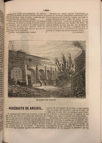 Portada de La Cr�nica. Semanario Popular Economico. Colecci�n de art�culos de viajes, de literatura, novelas, cuentos, an�cdotas, costumbre