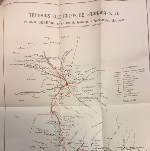 Portada de Tranv�as El�ctricos De Granada. Memoria Del Ejercicio 1924