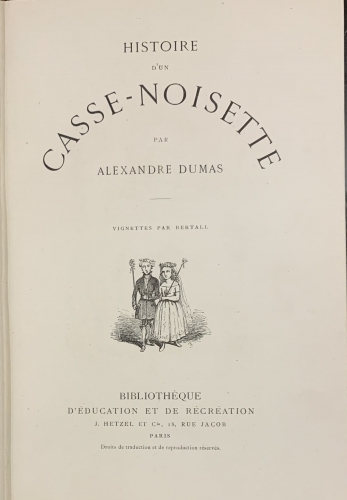 Portada de Histoire d' un Casse-Noisette - Alexandre Dumas